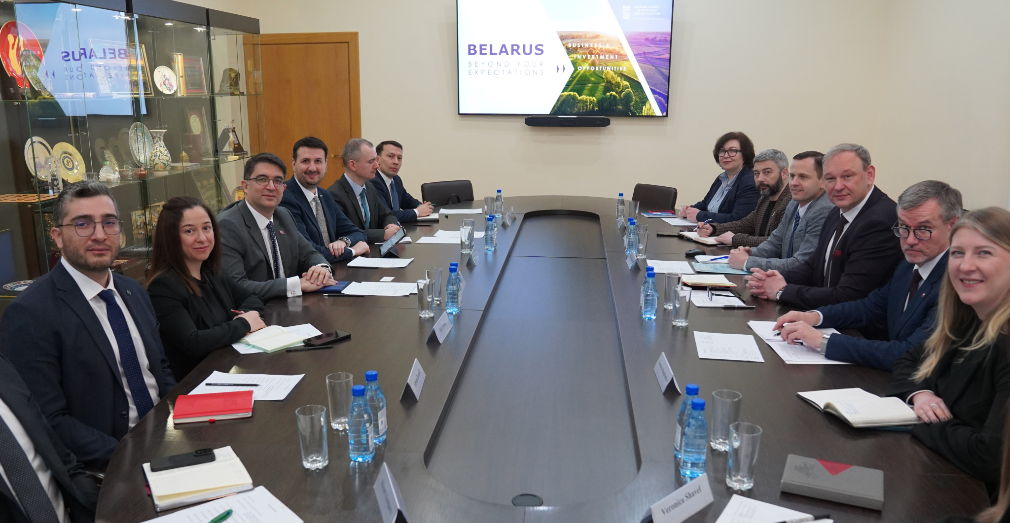 Встреча команды Национального агентства инвестиций и приватизации представителями турецкой части Белорусско-Турецкого делового совета 