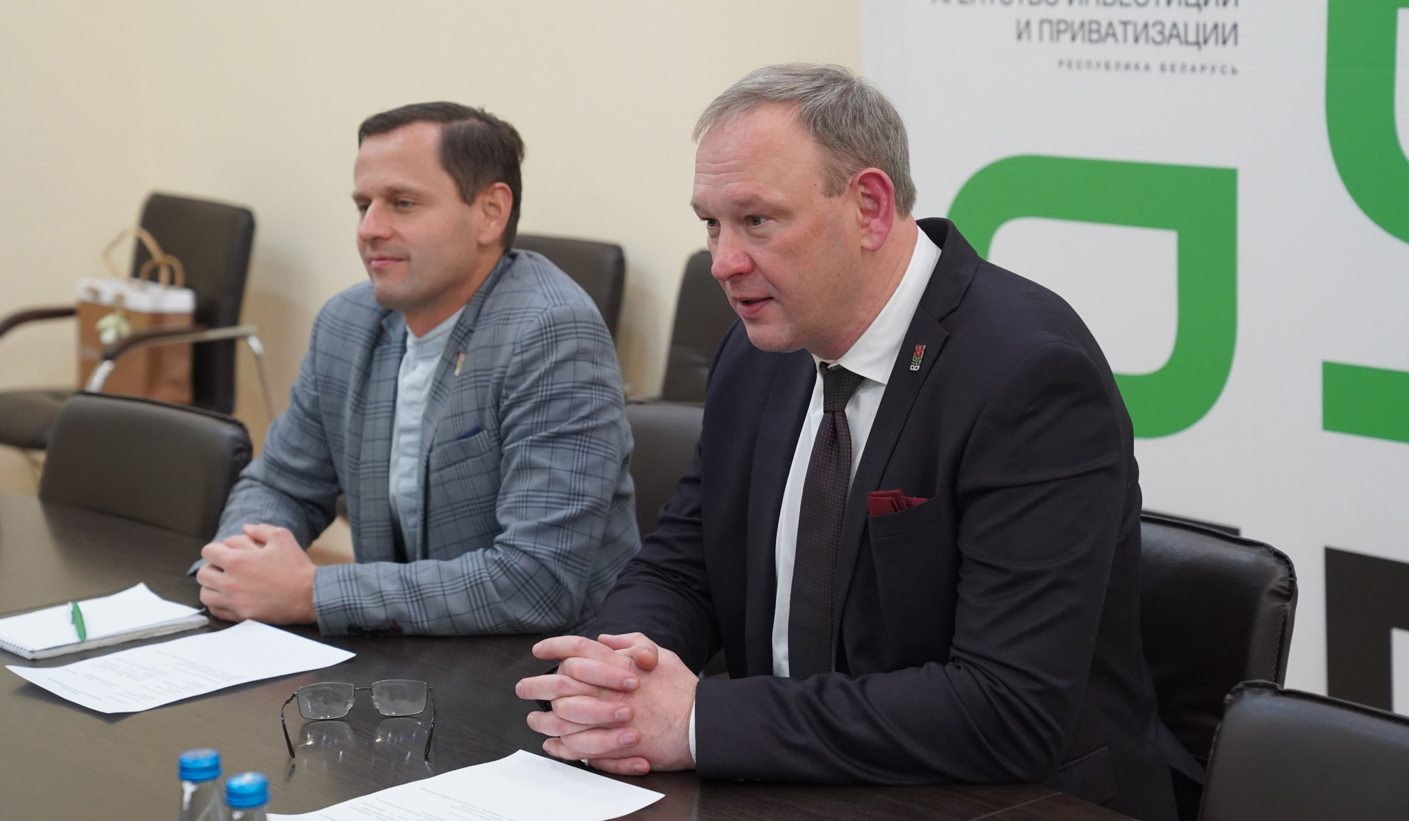 Алексей Пушкарев на переговорах с Корпорацией развития Республики Карелия