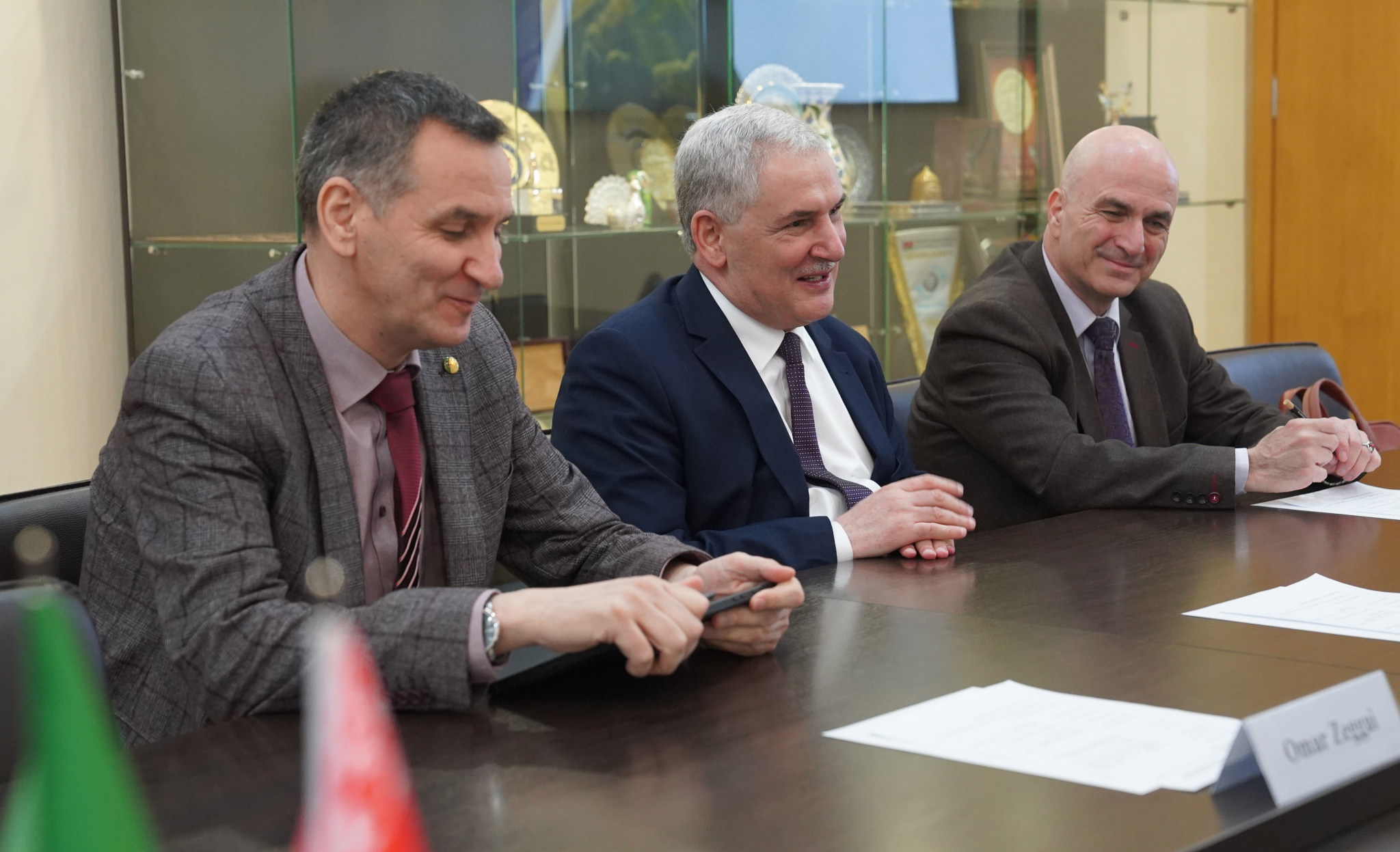 Посол Алжира Туфик Джуама на встрече с НАИП