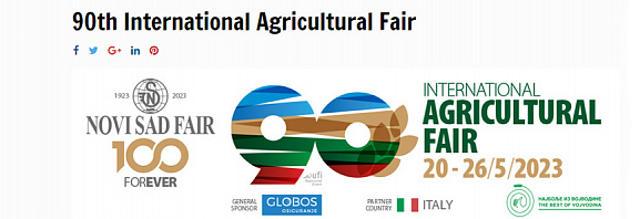 NOVI SAD INTERNATIONAL AGRICULTURAL FAIR 2023 - 90-я международная сельскохозяйственная выставка
